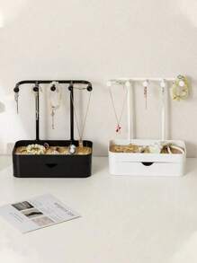 1 件珠宝收纳盒、项链手链耳环展示架和储物架 - 彩色 - 查看 3