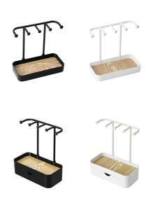 1 件珠宝收纳盒、项链手链耳环展示架和储物架 - 彩色 - 查看 4