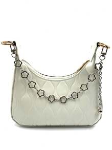 Elegant Rhinestone Design Metallic Bag Chain Charm Accessory European And American Style Beach Vacation Y2K - Multicolor - View 5