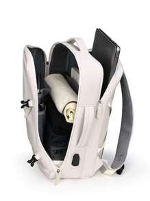 Waterproof Executive Laptop Backpack, Ideal For Travel And School, With Shoe Compartment - 黃色 - 查看 6