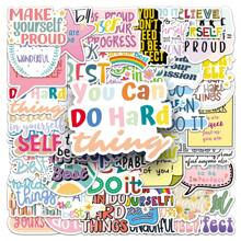 50 English Sentences To Encourage Their Own Graffiti Personalized For Mobile Phone Shell Suitcase Water Bottle Account Sticker Decoration - Multicolor - View 5