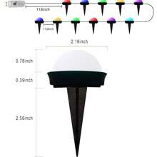 1 pièce Lampe de sol musicale - réglable par télécommande et application - couleurs vives et rêveuses, multi-couleurs réglables - convient pour la Saint-Valentin, Pâques, les anniversaires, les mariages et autres festivals pour décorer les allées, les cours et les pelouses