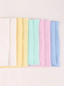 5 piezas de baberos de saliva sencillos, baberos de muselina suave y amigable con la piel aptos para uso diario de bebé