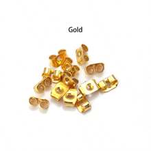 200pcs/Pack Simple & Fashionable Metal Butterfly Earplug Ear Caps, DIY Handmade Jewelry Accessories