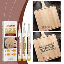 Jakehoe Woodworking Drawing Pen Woodworking Burning Pen Wood Soldering Brush Painting Focus Pen Wood Mark Number - 1 - View 3