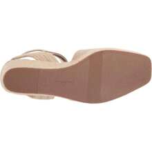 Sam Edelman Sam Edelman Vada Natural Ankle Strap Squared Open Toe Wedge Heeled Sandals