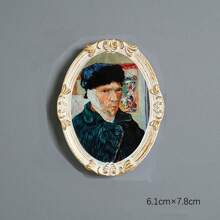 1 件世界著名绘画灵感冰箱贴 - 梵高自画像、向日葵、星夜、鸢尾花、麦田、柏树、毕加索之梦、树脂冰箱贴纸、旅行纪念品、家居装饰、送给朋友的礼物、荷兰纪念品、花瓶、咖啡壶、水果 - 多色 - 查看 18