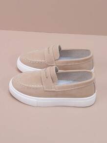Children's Fashion 2025 Versatile Flat Casual Sneakers Lightweight Low-Top Sports Shoes - Khaki - View 4