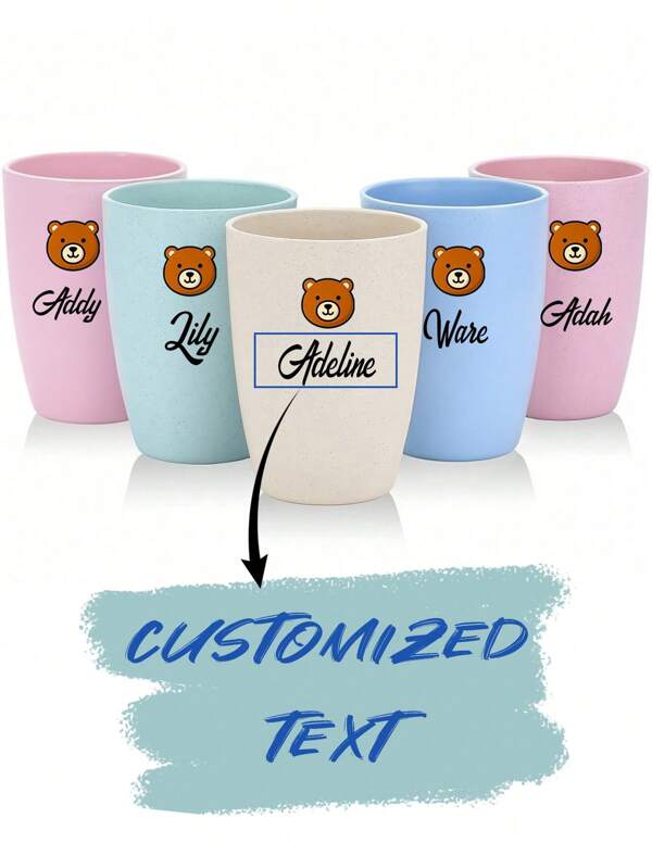 Reusable Drinking Cups,Mouthwash Cup Unbreakable Reusable Drinking Cup For Adult,Wheat Straw Unbreakable Cup ﻿