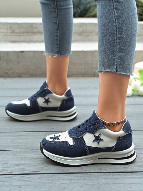 Zapatos deportivos casuales para mujer, nuevos zapatos de tela transpirables y cómodos para el verano, calzado deportivo plano. Nuevos tenis con suela blanda, punta redonda y cordones, cómodos para todas las estaciones