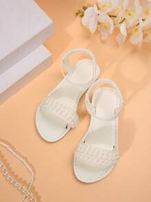 2025 Summer New Comfortable Light Non-Slip Beach Flat Sandals - White - View 4