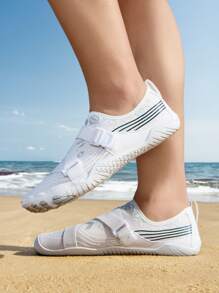 水鞋水上鞋游泳鞋宽赤足鞋男式女式沙滩运动速干赤足划船钓鱼潜水冲浪 - 白色 - 查看 6