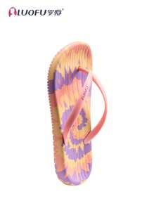 LUOFU Women's Flip Flops, Fashion Holiday Beach Sandals, Non-Slip , Toe-Strap With Colorful Dopamine Design, Fashionable Ladies' Summer Waterproof & Anti-Slip EVA Slippers - Pink - View 7