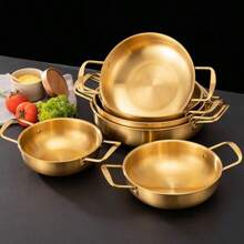 Stainless Steel Soup Pot, Korean Ramen Pot, Seafood Pot, Suitable For Induction Cooktop, Electric Stove, Cooking Instant Noodles, Hot Pot