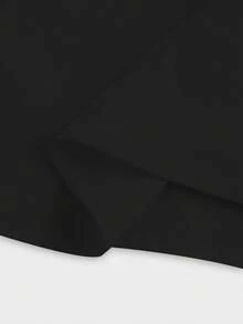 2025 新款法式复古性感 V 领系腰修身喇叭形黑色蝴蝶结鸡尾酒礼服，修身迷人，正式晚礼服，适合派对、度假、海滩、居家聚会、节日 - 黑色 - 查看 8