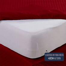 Waterproof Box Spring Cover Protector Kit With 4 Layers Of Protection + Waterproof Pillow Protector - Various Sizes - Red - View 4