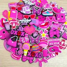 37pcs Casual Street Style Plastic EVA Bag Accessories Charm Multifunctional Reusable Colorful With Flowers Design For Beach Backpack Bows