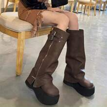 Women Western Boots - Brown - View 5