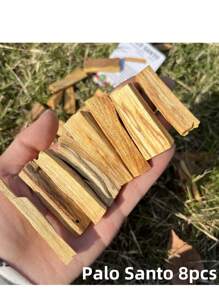 4pcs/6pcs/8pcs/10pcs/15pcs/20pcs/Premium Palo Santo Incense Sticks - Natural Aroma Diffuser For Home & Office, Perfect For Meditation, Yoga, Negative Energy Cleansing