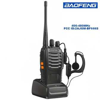 1pc BAOFENG BF-888S UHF Radio UHF 400-480MHz Amateur Radio Handheld Two Way Radio - Portable Walkie Talkies For Adults, Hiking Biking Camping