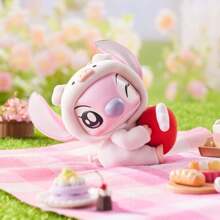 Miniso Caja ciega de la serie Disney Lilo y Stitch Animal Party, artesanía de resina exquisita, formato de caja ciega divertido + forma con tema de fiesta, ligero y fácil de colocar, decoración del hogar y regalo sorpresa festivo adecuado para regalo del Día de San Valentín (1 pieza) - Multicolor - Ver 2