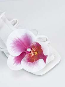 planare Sandalias planas casuales de estilo vacacional para mujeres, de PU con punta abierta y ligeras, con punta redonda y correa de tobillo, con decoración floral, elegante estilo romano de verano para uso casual en la playa, fiestas, vacaciones. Adecuadas para camisetas, vestidos, bikinis, ropa casual, ir y venir del trabajo y largas caminatas. Antideslizantes.