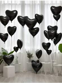 10/30PCS Heart-Shaped Balloons - Self Sealing Aluminum Film, Suitable For General Holiday Decoration In Spring, Summer, Autumn, General Celebrations, Valentine's Day, Anniversaries, Princess Themes, Romantic Weddings, And Mother's Day Parties Gifts Birthday Graduation Birthday Decorations Party Decorations Bachelorette Decor Graduation Decorations