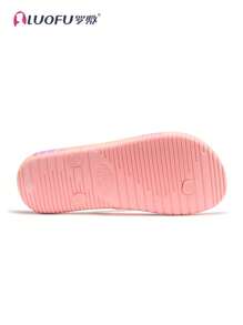 LUOFU Women's Flip Flops, Fashion Holiday Beach Sandals, Non-Slip , Toe-Strap With Colorful Dopamine Design, Fashionable Ladies' Summer Waterproof & Anti-Slip EVA Slippers - Pink - View 10