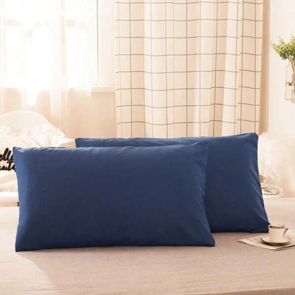 Funda de almohada para dormitorio, fundas de almohada suaves y cómodas, inserto no incluido, 2 uds.