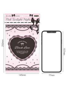 (30 sztuk/opakowanie wysyłane losowo) Słodkie tło koronkowe do pamiętnika, motyw Dream River