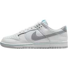 Men's Nike Dunk Low Retro SE Summit White/Metallic Silver (HQ3619 121) - White - View 1