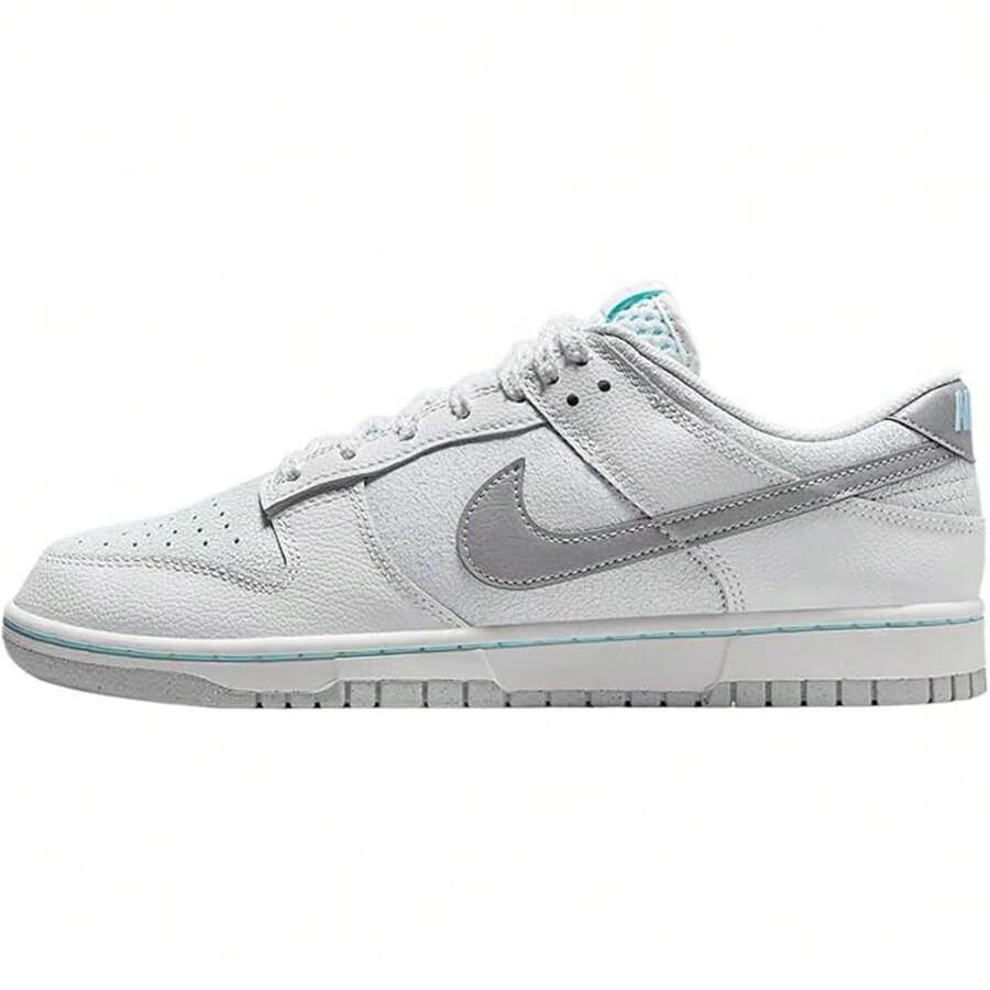 Men's Nike Dunk Low Retro SE Summit White/Metallic Silver (HQ3619 121) - White - View 1