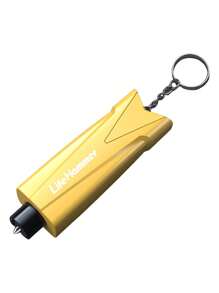 1PC Safety Hammer Car Window Breaker Seat Belt Cutter Two-In-One Window Breaker Car Life-Saving Broken Glass Escape Device Car Multi-Function Emergency Device Tool With For Land And Underwater Lightweight Car Keychain Bag Charms Essential Keychain For Outdoor Workers - Multicolor - View 12
