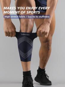 VBOSI 1 件男女款 3D 针织透气压缩小腿套,带透气孔,支持跑步和篮球,健身房配件 - 彩色 - 查看 7