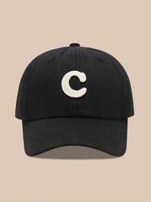 1pc Women/Men 26 Letters Baseball Cap Sun Hat, Suitable For Outdoor Daily Wear & Sunscreen