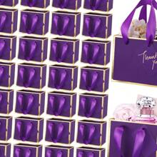 Yeaqee Mini-Geschenktüten aus Metallic-Folie mit Griff 10 2 x 12 7 x 5 1 cm extra klein Dankeschön-Geschenktüten mit Etikett für Valentinstag Party Geburtstag Hochzeit Brautparty Babyparty