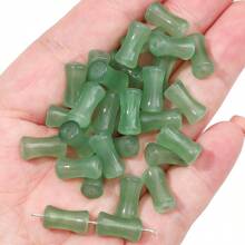 20/100pcs 6x12mm Glass Bamboo Glaze Beads Colorful Spacer Beads For DIY Jewelry Making, Round Cylinder Beads For Bracelet, Necklace, And Hairpin Crafting