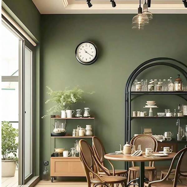 1 Roll Green Wallpaper, Home Decor Removable Waterproof Vinyl Peel And Stick Wallpaper, Suitable For Kitchen, Bedroom, Living Room, Countertop, Furniture Wall Art Bedroom Decor Stickers Home Decor Living Room Wall Paper Wall Stickers Party Decorations Living Room Decor Office Decor Home Decor Items Wall Decor Bathroom Decor Room Decoration Stuff House Decor Wallpapers