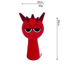 10PCS Sprunki Plush Stuffed Dolls Game Toys Cartoon Cute Soft Stuffed Incredibox Pillow Toy Kids Birthday Christmas Gifts