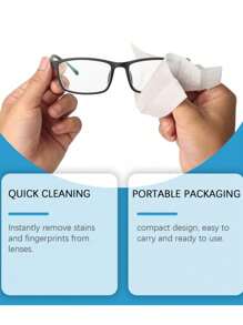 Microfiber Cleaning Cloth For Glasses, Cleans Lens Smudges For Clear Vision, Portable Eyeglasses & Screen Wipe - Multicolor - View 2