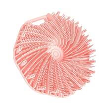 1 pezzo Spazzola esfoliante in silicone per il corpo, spazzola per la doccia super esfoliante aggiornata con impugnatura antiscivolo, massaggiatore per il corpo in silicone per doccia, decorazione per casa e bagno, decorazione autunnale, ritorno a scuola