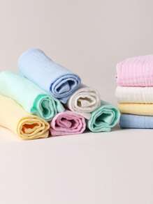 5 piezas de baberos de saliva sencillos, baberos de muselina suave y amigable con la piel aptos para uso diario de bebé