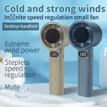 M11 Mini Small Fan 120-Speed High-Speed Handheld Infinitely Variable Small Fan Usb Turbine Handheld Violent Fan - Multicolor - View 4