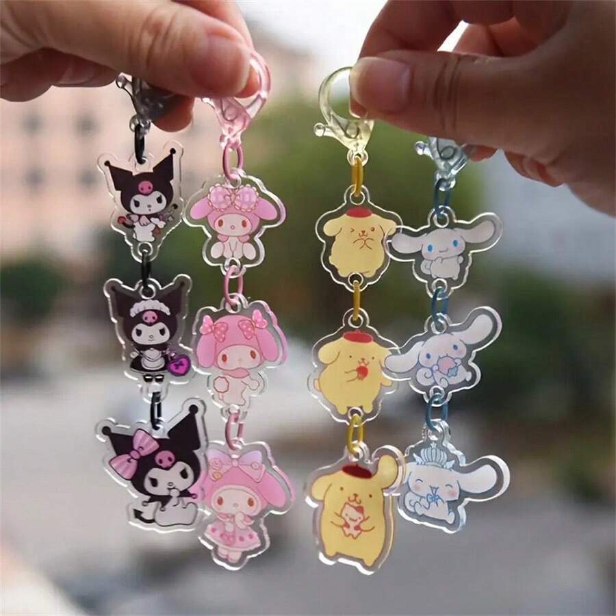 Sanrio 1pc Sanrio Character Acrylic Keychain Hello Kitty My Melody 17414024368759ed66564a179827ba7fe030eb314c Thumbnail 900x.webp