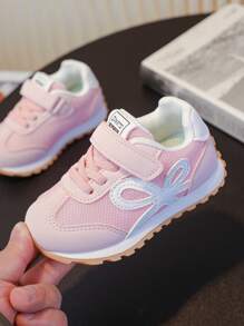 女童休闲运动鞋，2025 年春季新品，儿童软底防滑品牌 - 粉色 - 查看 7