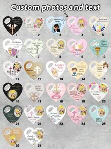 1 pieza Regalos personalizados para baby shower, abrebotellas personalizados, imanes de refrigerador, recuerdos a granel para baby showers y celebraciones del primer cumpleaños, recuerdos personalizables para bautizo, ideas de regalo de bautizo, regalo de primera comunión, recuerdo de fiesta personalizado - Multicolor - Ver 3