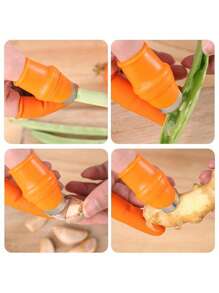 12 paquetes Juego de cuchillos de silicona estilo hombre, herramientas ligeras de cuchillo de agarre de goma con cubiertas a prueba de cortes, lavar a mano, sin alcohol para jardín, recolección de frutas y poda de plantas