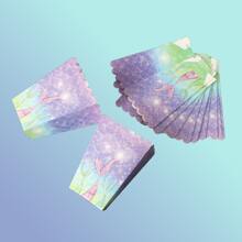 12pcs Pink & Purple Popcorn Paper Boxes, Popcorn Boxes, Party Candy Paper Boxes, Mermaid Popcorn Boxes, Foldable Candy Boxes, Popcorn Boxes, Foldable Gift Boxes, Popcorn Paper Boxes