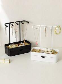 1 件珠宝收纳盒、项链手链耳环展示架和储物架 - 彩色 - 查看 2