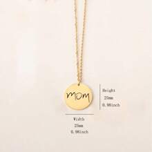 Personal Message Necklace • Personalized Quotes Necklace • Custom Engraving Necklace • Text Necklace • Inspirational Quote • Gift For Her - Silver - View 8